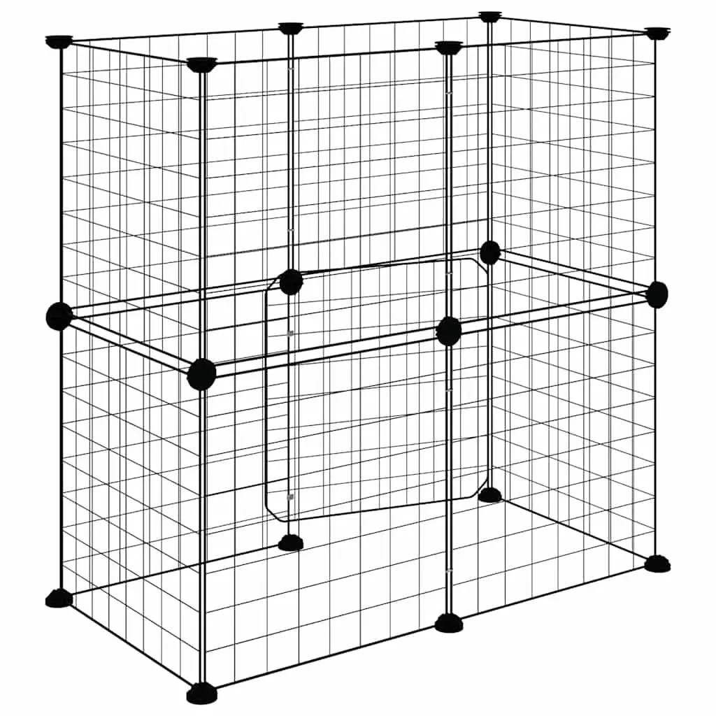 12-Panel Pet Cage for Home Use, 35x35 cm
