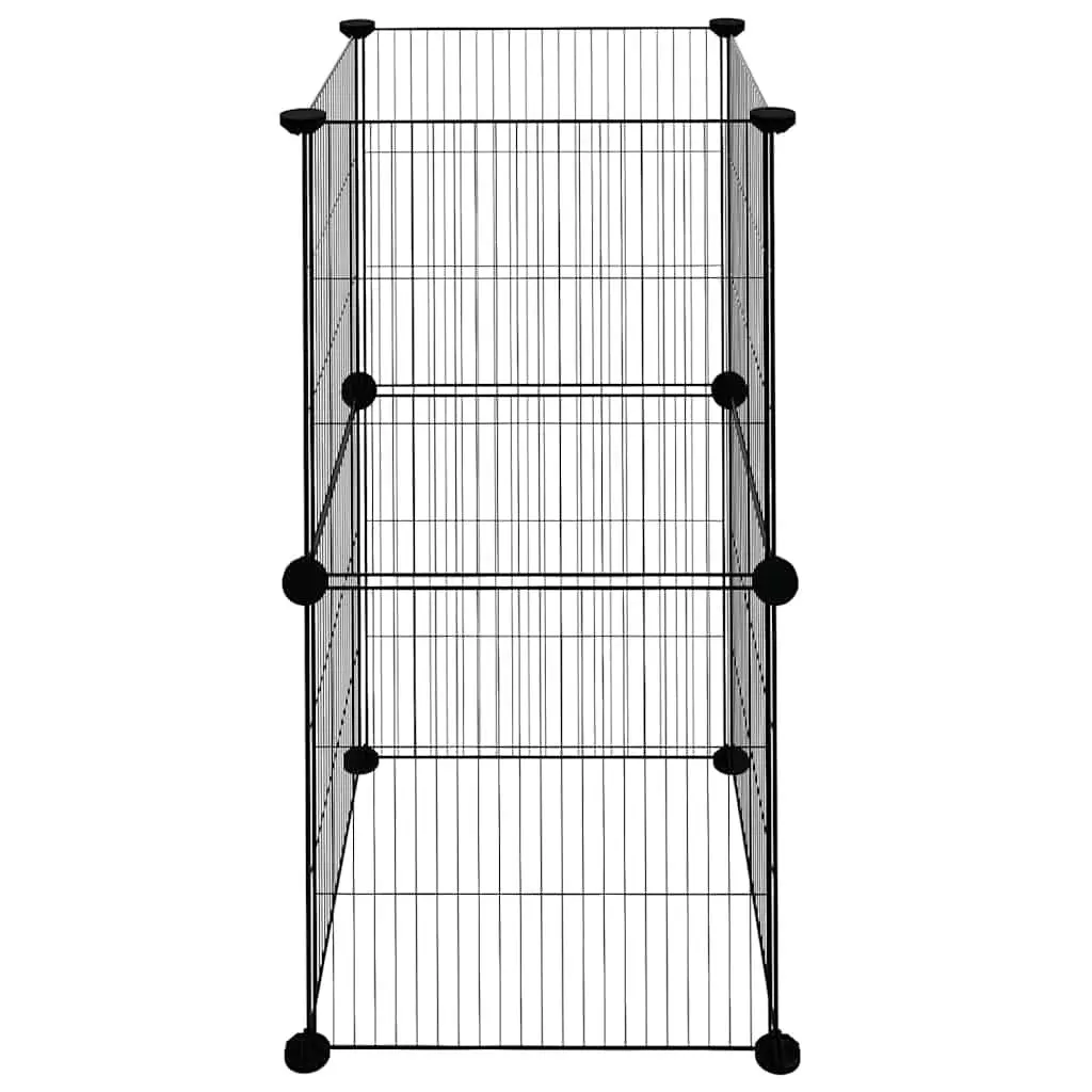 8-Panel Pet Cage Enclosure for Home Use