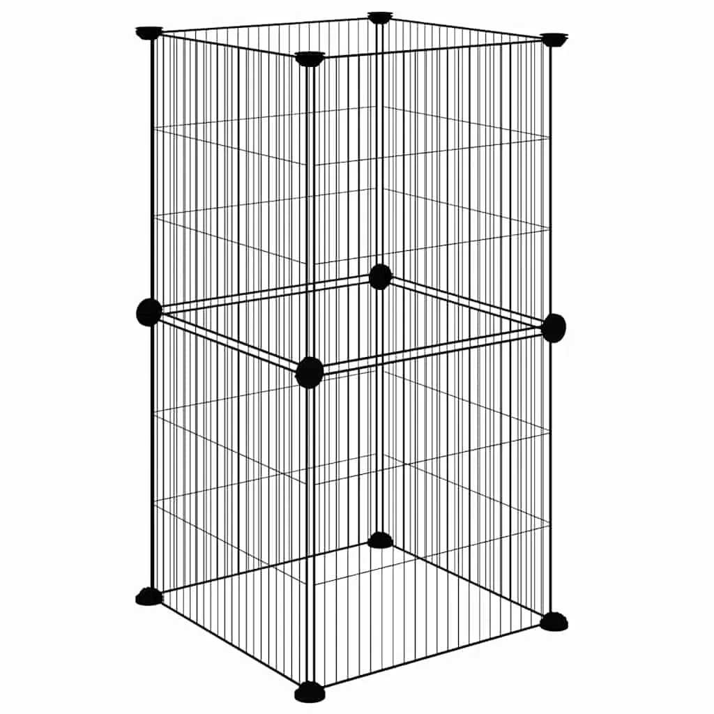 8-Panel Pet Cage Enclosure for Home Use