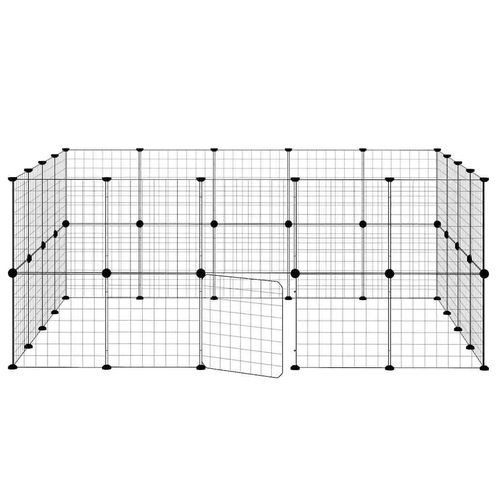 36-Panel Pet Cage with Door for Home Use