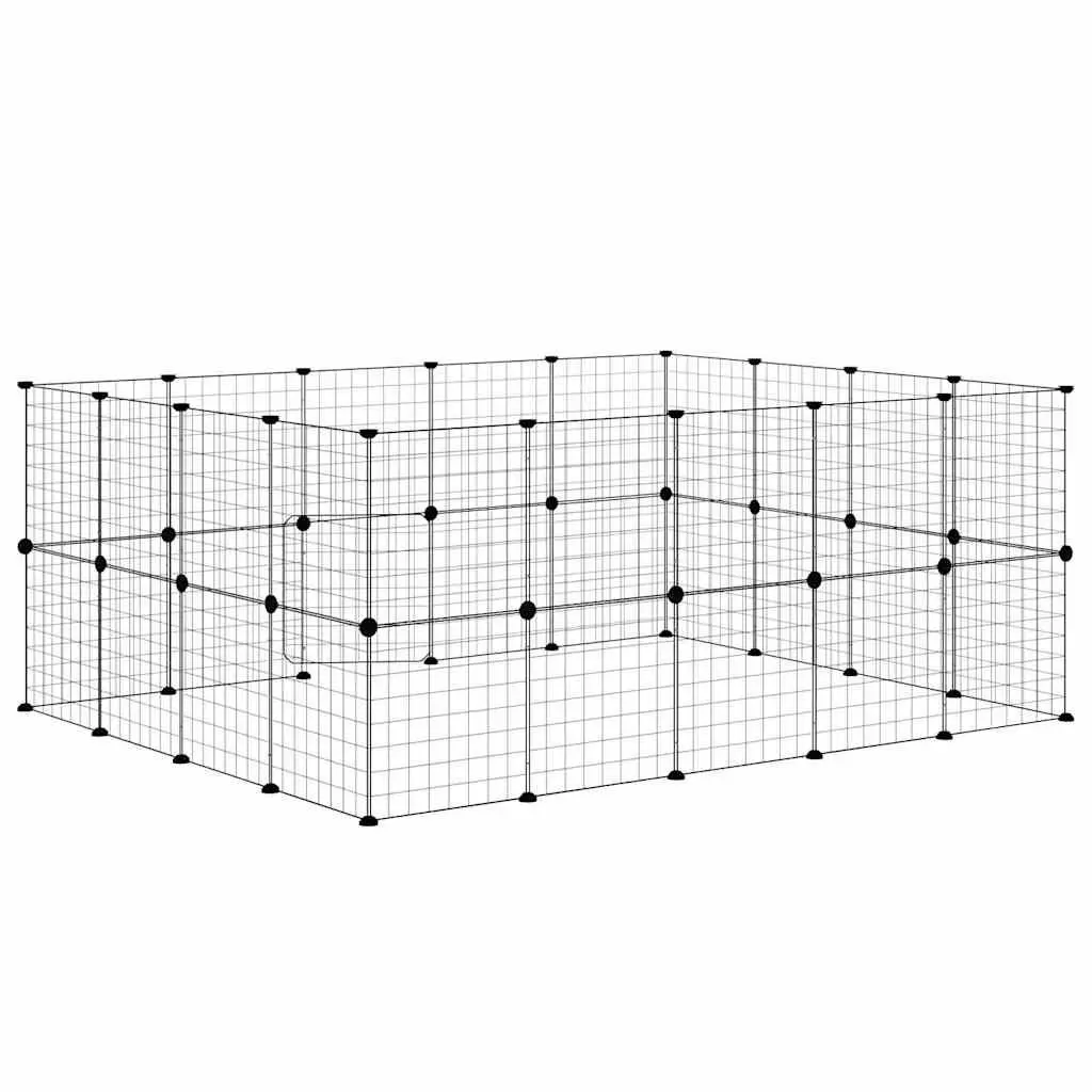 36-Panel Pet Cage with Door for Home Use