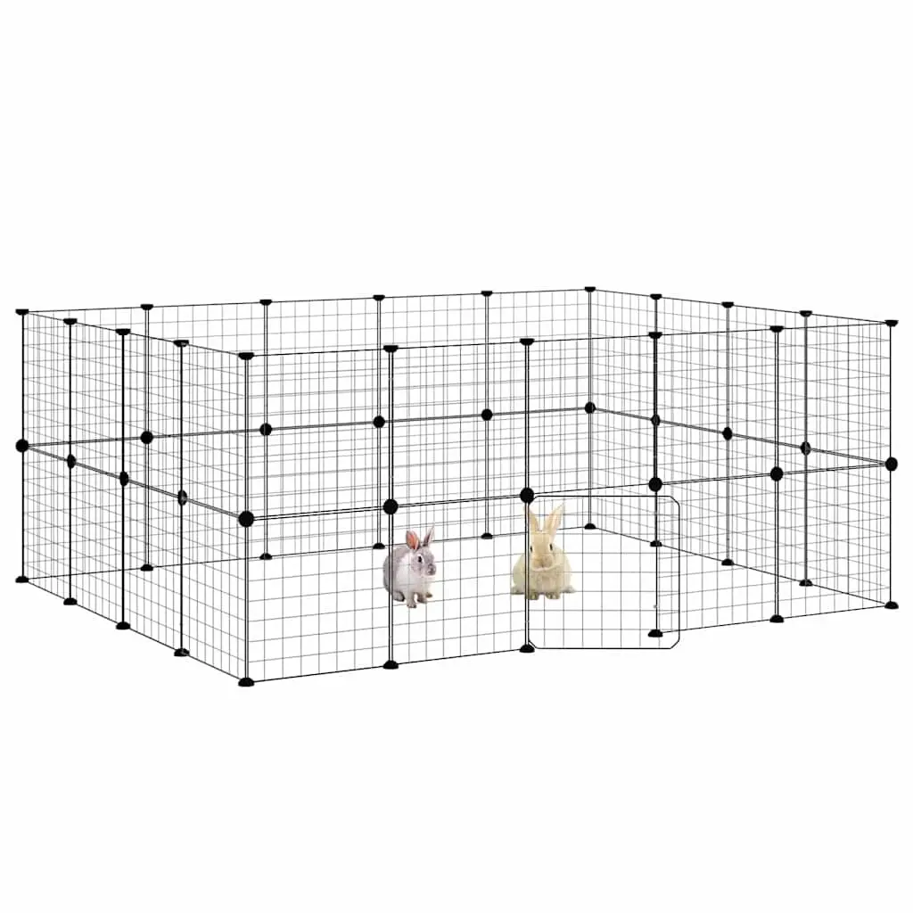 36-Panel Pet Cage with Door for Home Use