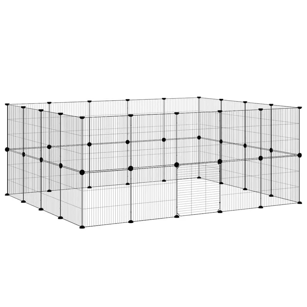 36-Panel Pet Cage with Door for Small Pets