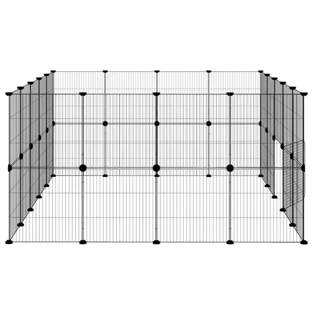 36-Panel Pet Cage with Door for Small Pets