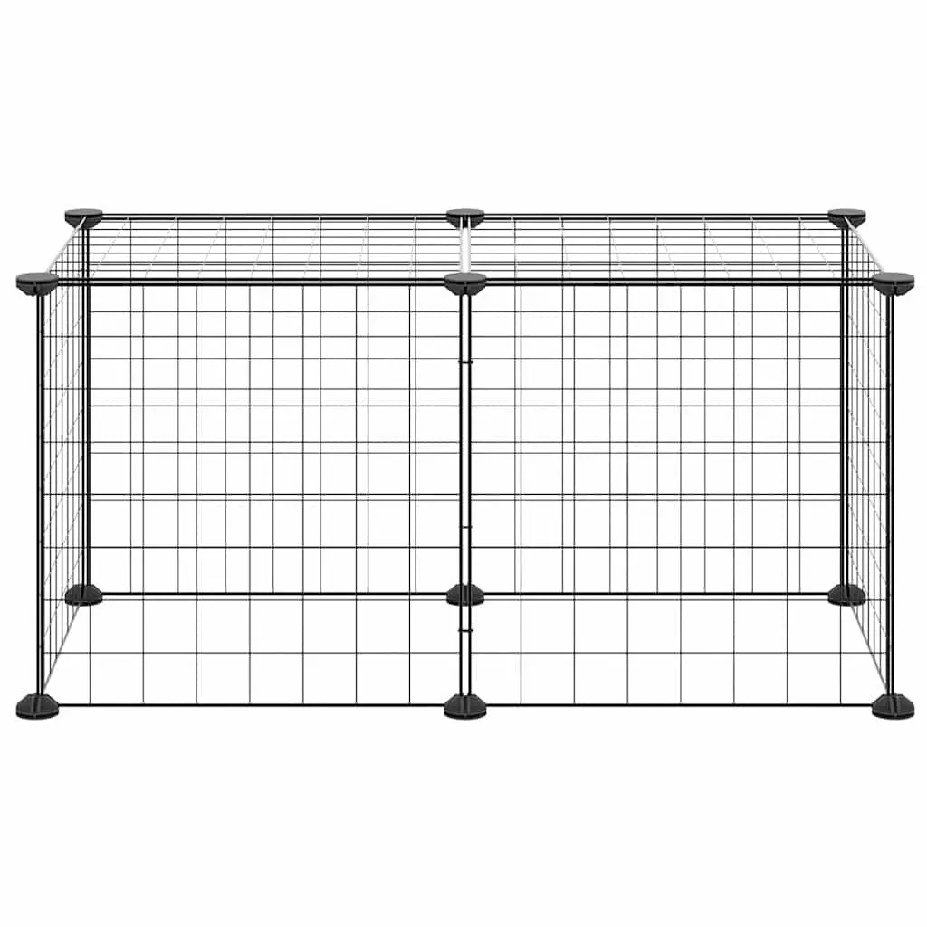 8-Panel Pet Exercise Pen for Small Animals 35x35 cm
