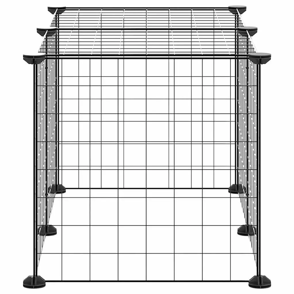 8-Panel Pet Exercise Pen for Small Animals 35x35 cm