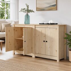Versatile Solid Pine Wood Sideboards for Everyday Use