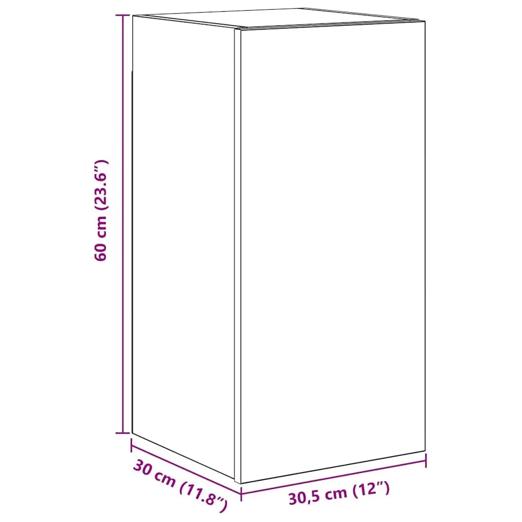 7-Piece Wall-Mounted TV Cabinet for Home Use