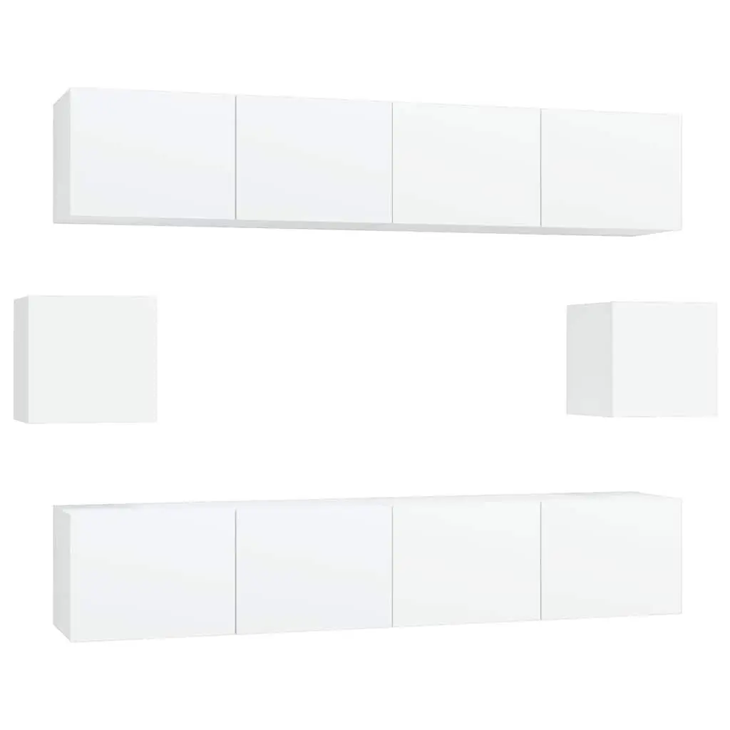 Wall-Mounted TV Cabinet Set for Home Use