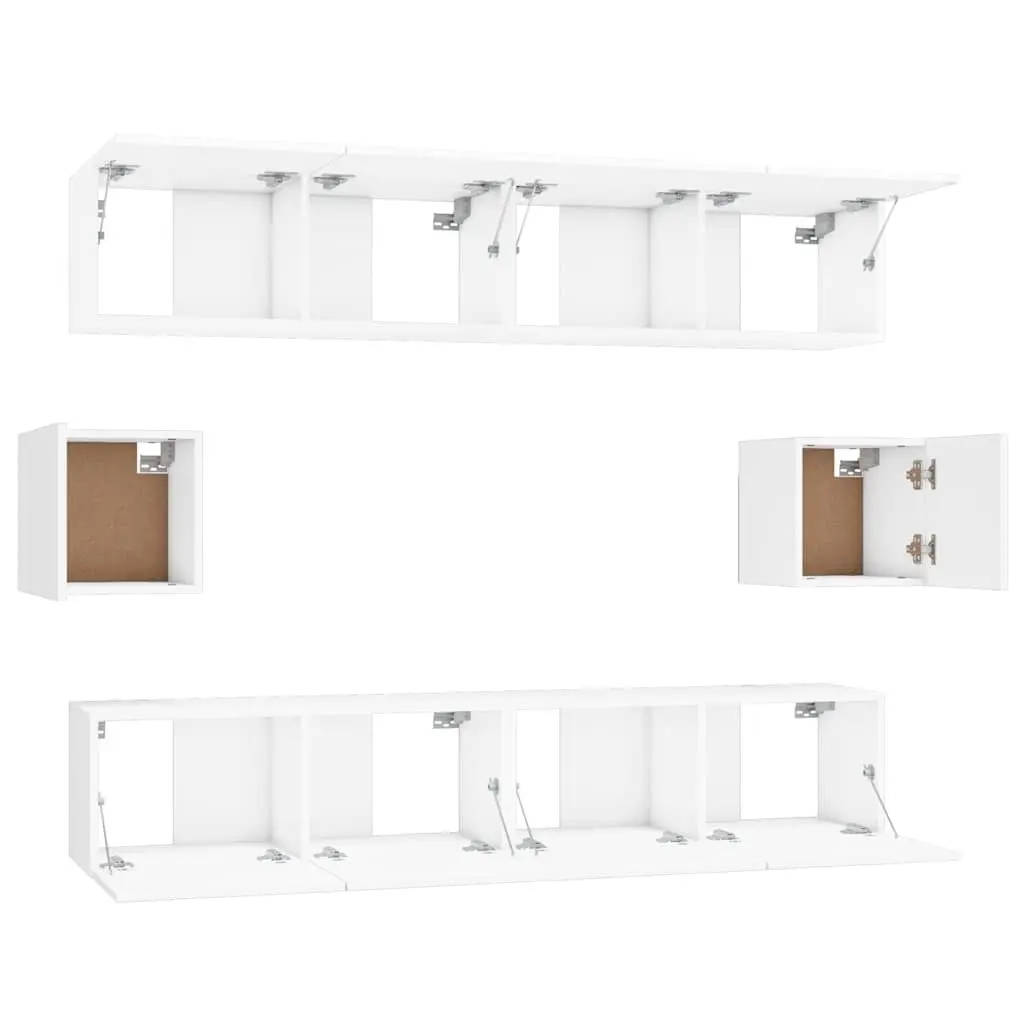 Wall-Mounted TV Cabinet Set for Home Use