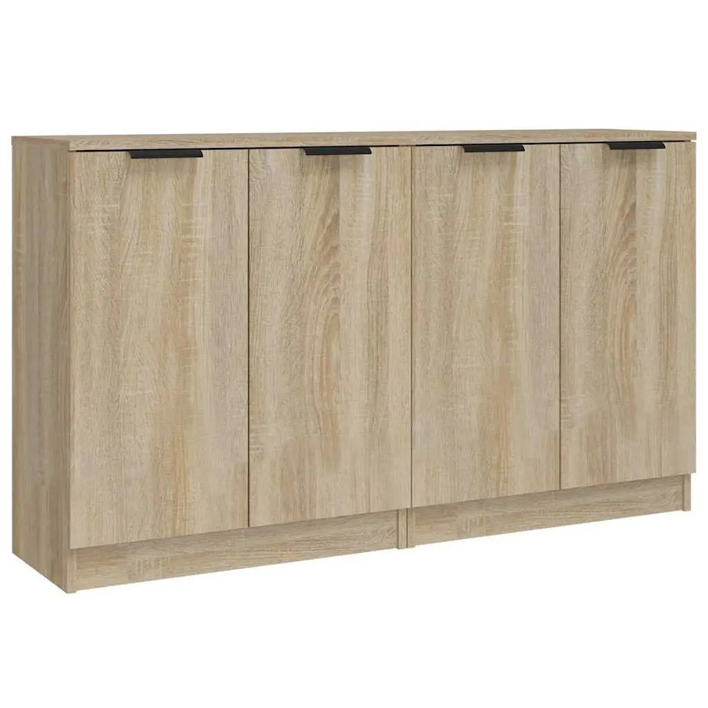 Sideboard Cabinet 60x30x70cm Brown Engineered Wood Storage Furniture Display