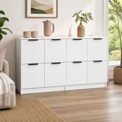 Practical White Sideboards 60x30x70 cm - Ideal for Home Use
