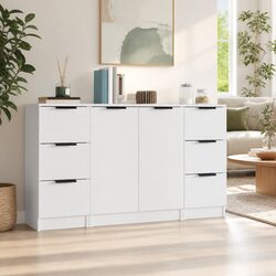Practical 3-Piece Sideboard Set for Versatile Home Use