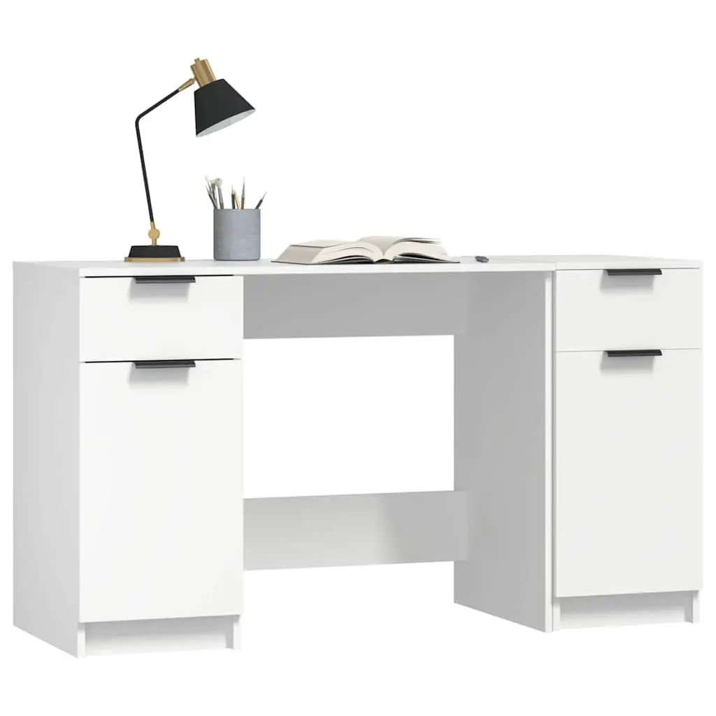 Office Desk with Side Cabinet for Home Use