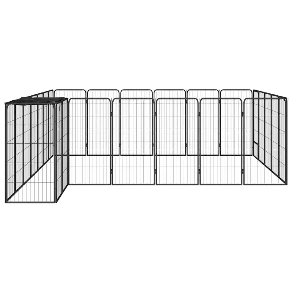26-Panel Pet Playpen for Safe Indoor/Outdoor Use