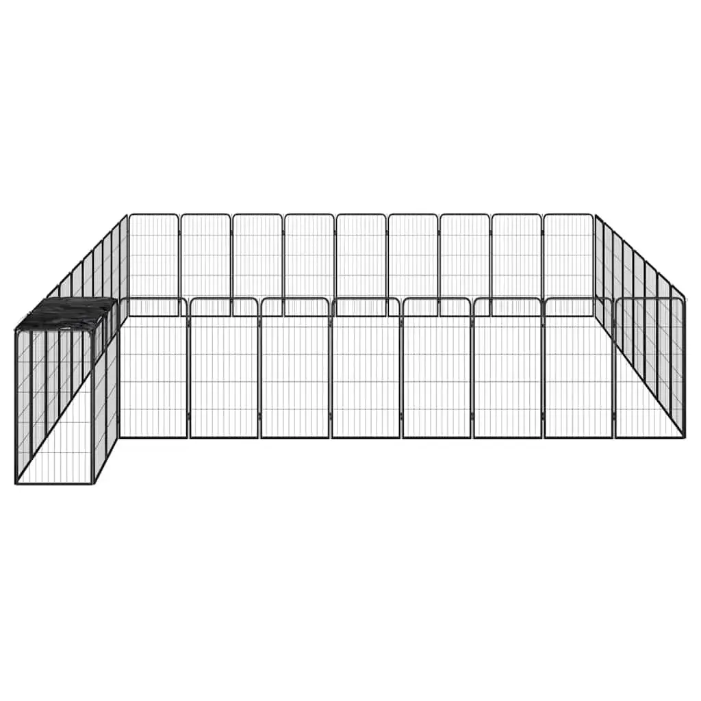38-Panel Dog Playpen for Home and Outdoors