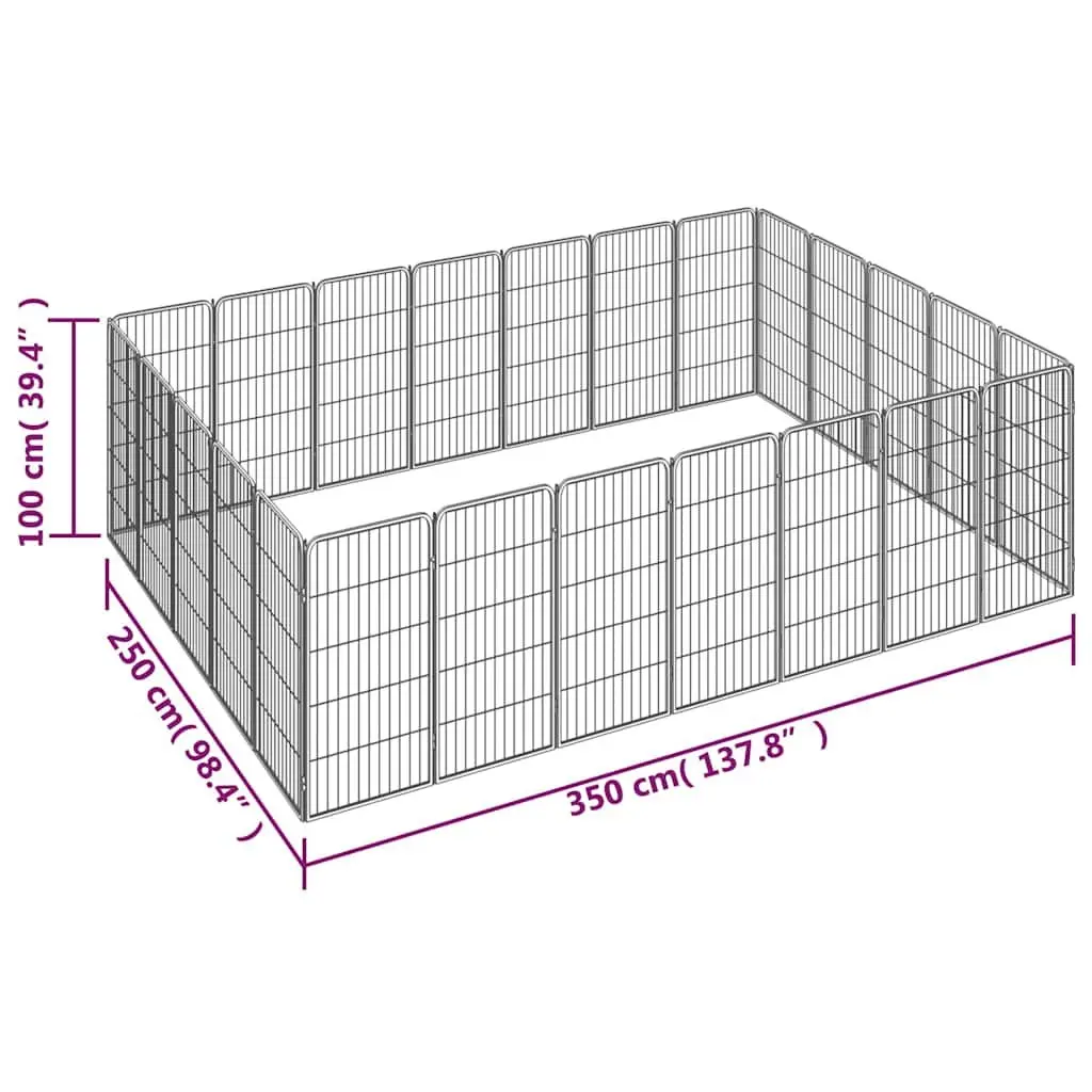 24-Panel Dog Playpen for Safe Pet Areas