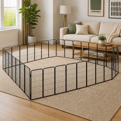 Versatile Dog Playpen for Home Use – 36 Panels Included