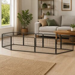 Versatile 8-Panel Dog Playpen for Everyday Use at Home