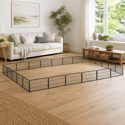 Practical 24-Panel Dog Playpen for Home Use