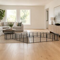 Practical 24-Panel Dog Playpen for Home Use