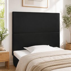 Practical Black Faux Leather Headboard for Your Bedroom