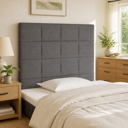 Practical Dark Grey Headboard for Versatile Use