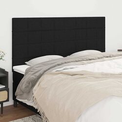 Practical Black Fabric Headboard for Any Bedroom