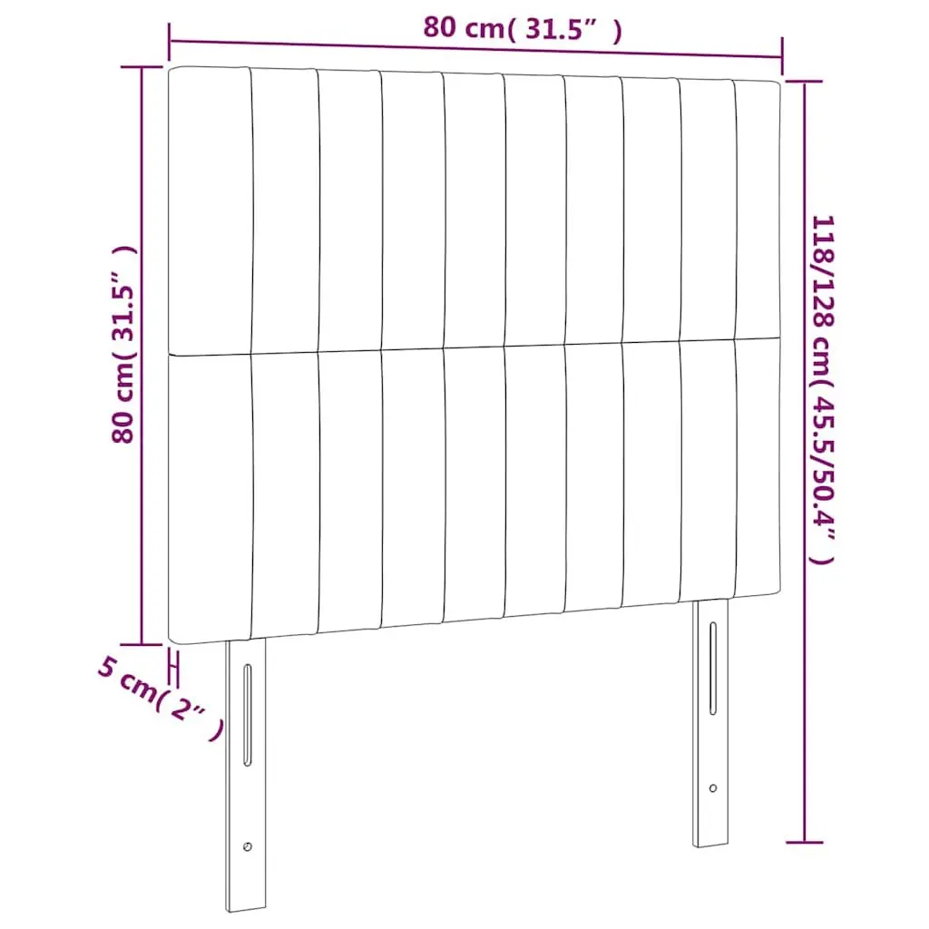Grey Fabric Adjustable Height Headboard for Bedroom Bed with Wooden Legs