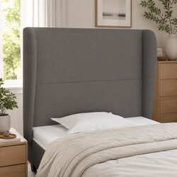 Practical 83cm Dark Grey Ears Headboard for Every Bedroom