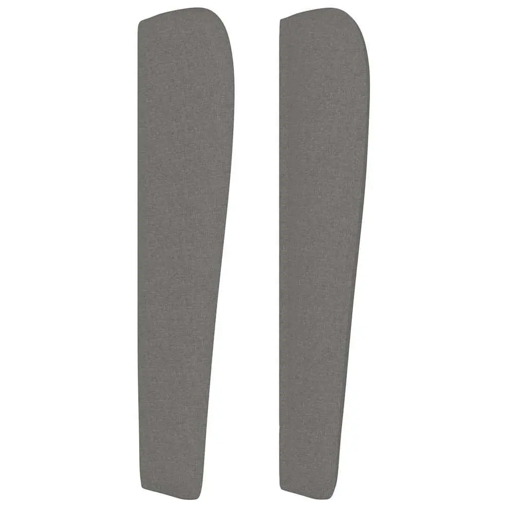 Headboard with Ears Grey 147cm Fabric Bed Head Bedroom Furniture Adjustable