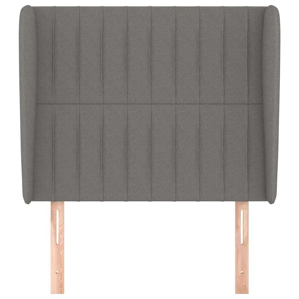 Headboard Fabric Grey 103cm Bedroom Furniture