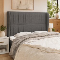 Grey Headboard with Ears - Perfect for Your Bedroom