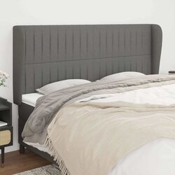 Functional Dark Grey Headboard for Comfort at Home