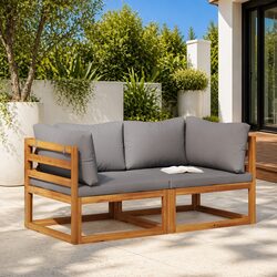 Functional Outdoor Lounge Sofa Set for Garden Use