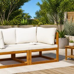 Versatile Outdoor Sectional Corner Sofa for Relaxation