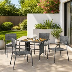 Perfect for Outdoor Gatherings: 5-Piece Dining Set