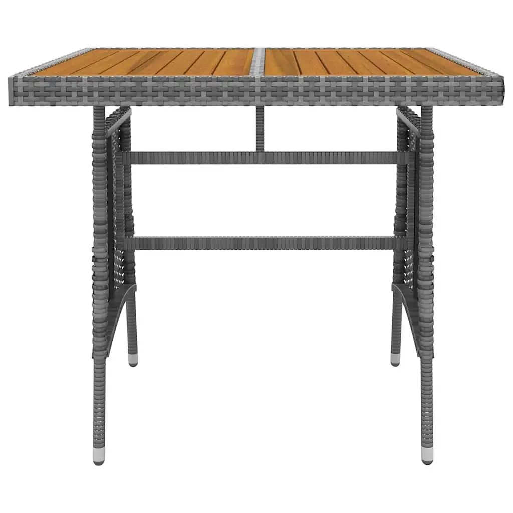 Outdoor Dining Set 5 Piece Patio Garden Furniture Table Chairs Grey