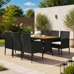 7 Piece Dining Set for Outdoor Comfort and Style