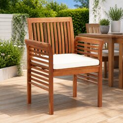 Practical 8-Piece Outdoor Dining Chairs Set for Gardens