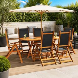 6-Piece Folding Chairs for Outdoor Gatherings