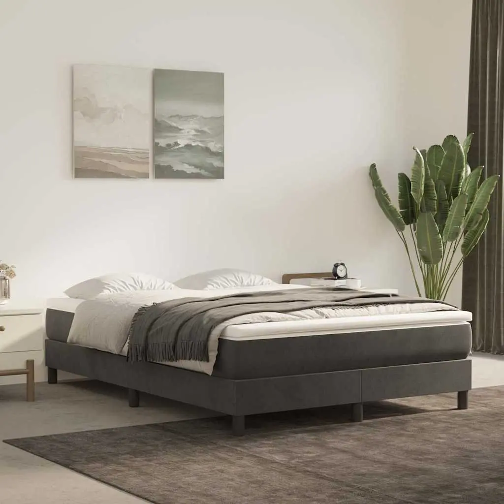 Grey Velvet Bed Frame for Any Bedroom