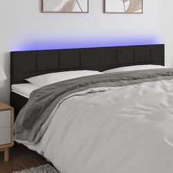 Practical Black LED Headboard for Your Bedroom