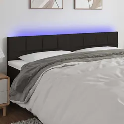 Practical Black LED Headboard for Your Bedroom