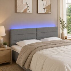 Practical LED Headboard 144cm for Comfort and Style