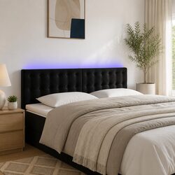 Practical LED Headboard for Cozy Bedroom Spaces