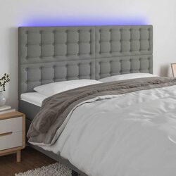 Versatile Grey LED Headboard 200cm for Your Bedroom Needs