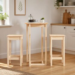 3 Piece Bar Set for Kitchen or Pub Areas