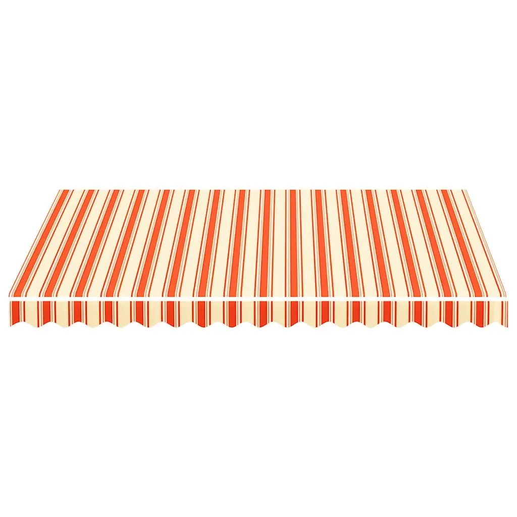 Patio Garden Sunshade Replacement Fabric 3x2.5m Polyester Yellow Orange UV Resistant
