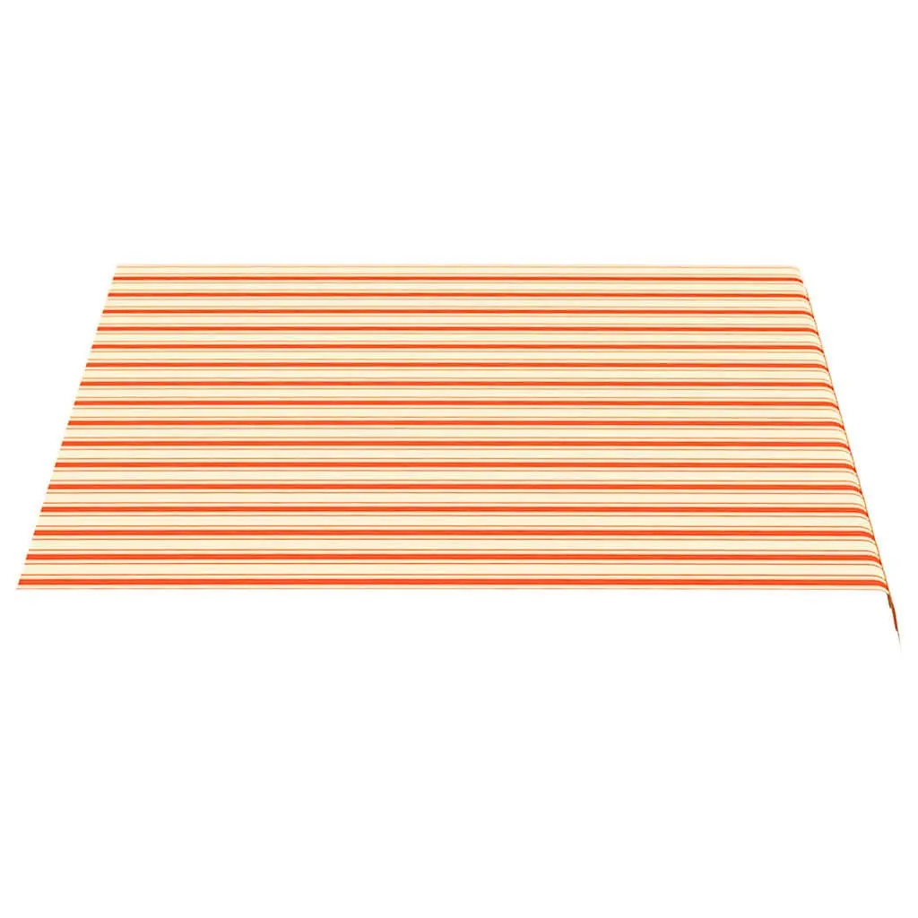 Patio Garden Sunshade Replacement Fabric 3x2.5m Polyester Yellow Orange UV Resistant
